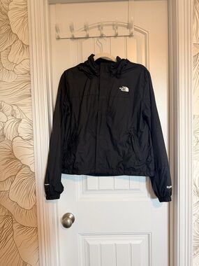The North Face Hydrenaline Women's Black Windbreaker Rain Jacket size Small